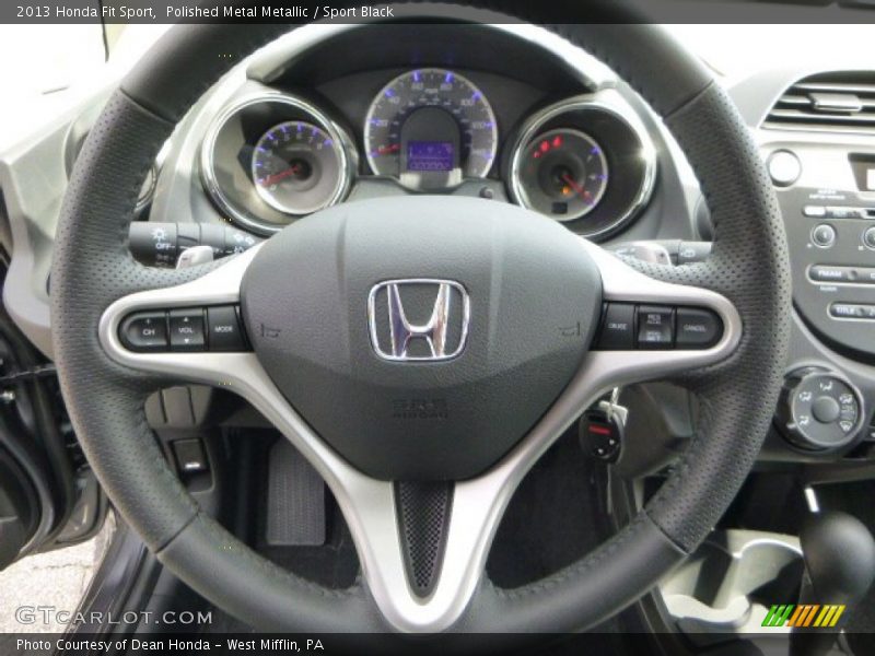 Polished Metal Metallic / Sport Black 2013 Honda Fit Sport