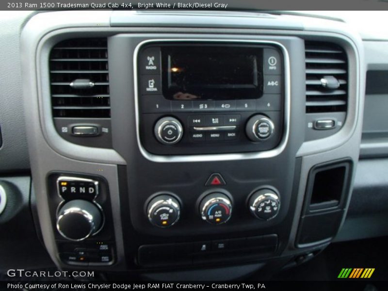 Bright White / Black/Diesel Gray 2013 Ram 1500 Tradesman Quad Cab 4x4