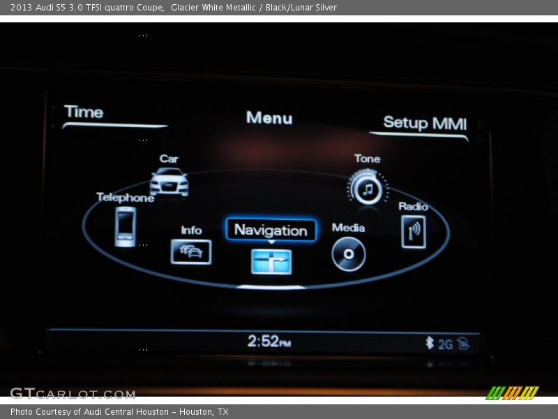 Glacier White Metallic / Black/Lunar Silver 2013 Audi S5 3.0 TFSI quattro Coupe