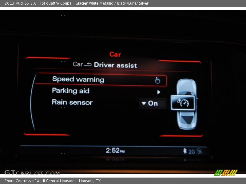 Glacier White Metallic / Black/Lunar Silver 2013 Audi S5 3.0 TFSI quattro Coupe