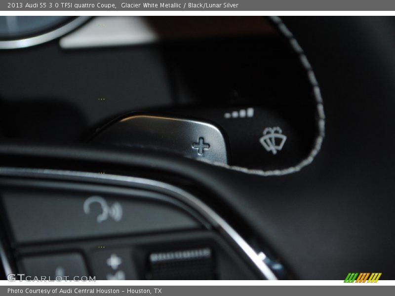 Glacier White Metallic / Black/Lunar Silver 2013 Audi S5 3.0 TFSI quattro Coupe