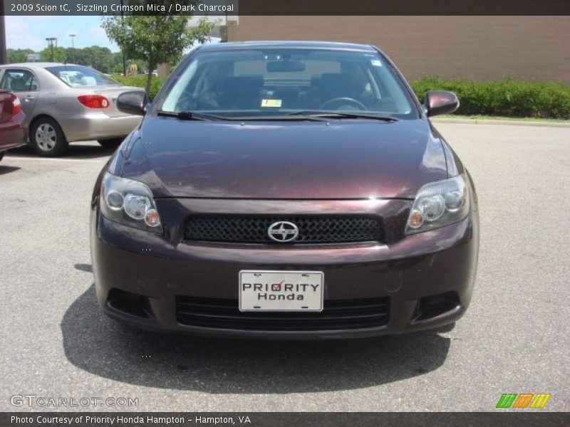 Sizzling Crimson Mica / Dark Charcoal 2009 Scion tC