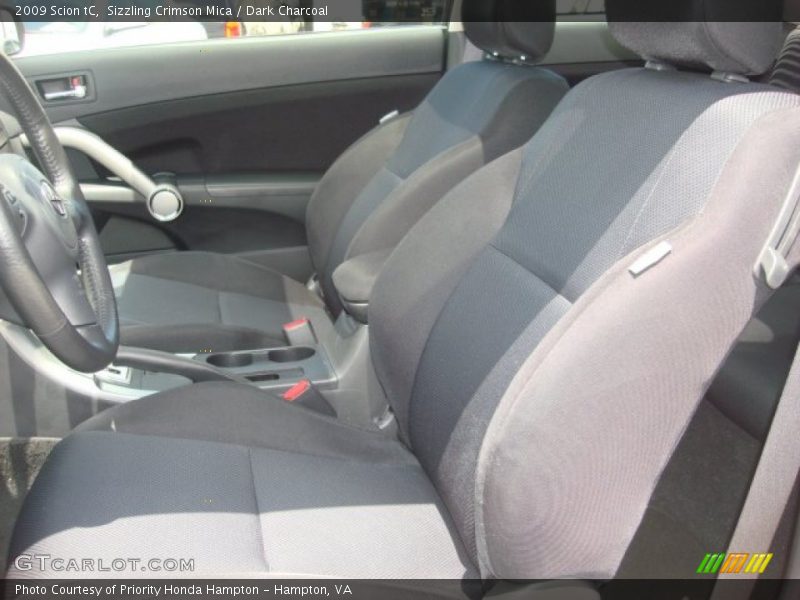 Front Seat of 2009 tC 
