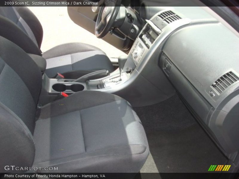 Sizzling Crimson Mica / Dark Charcoal 2009 Scion tC