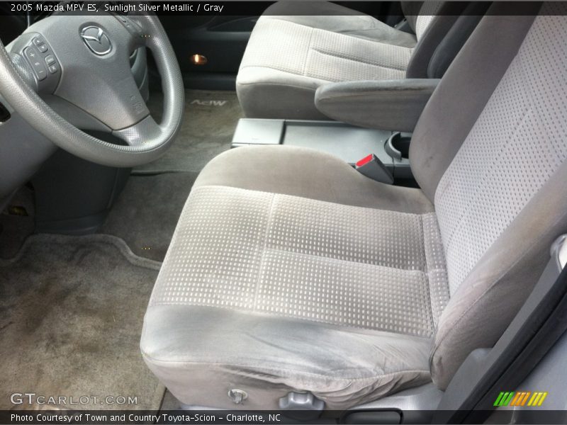 Sunlight Silver Metallic / Gray 2005 Mazda MPV ES