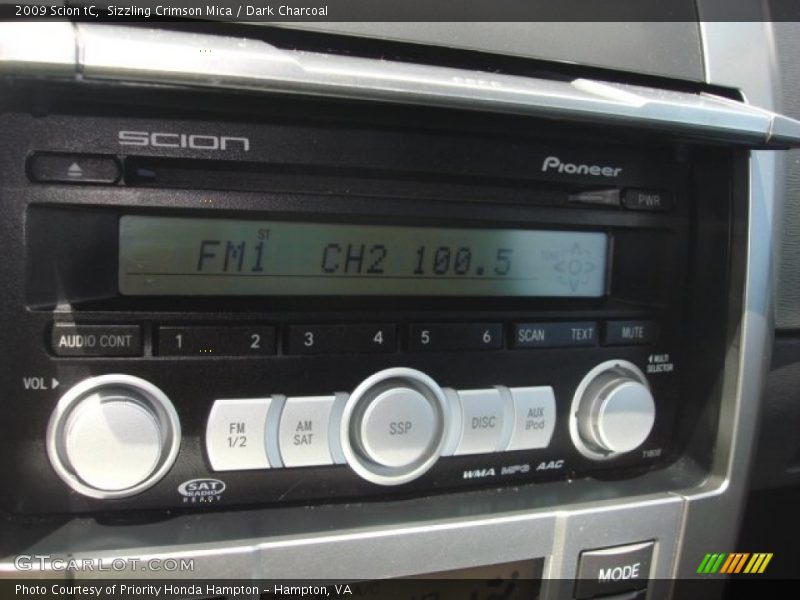 Audio System of 2009 tC 