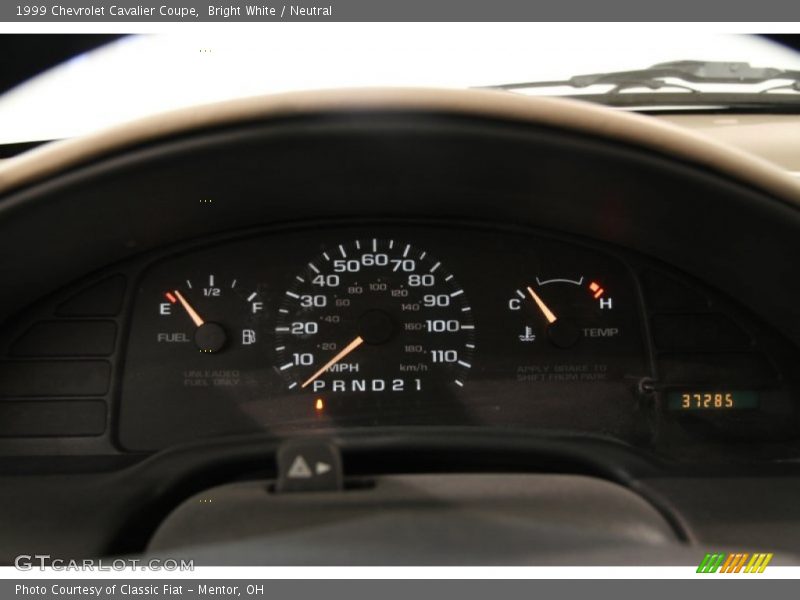  1999 Cavalier Coupe Coupe Gauges