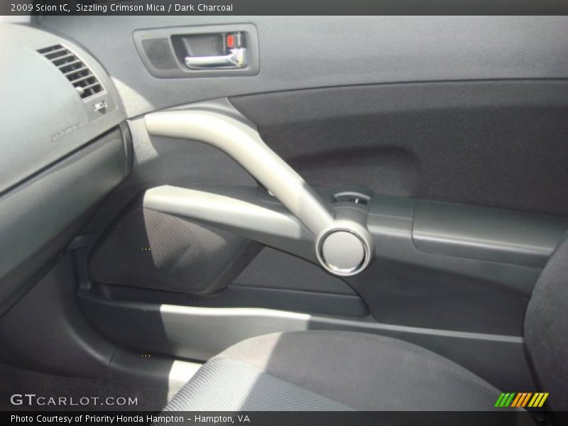Sizzling Crimson Mica / Dark Charcoal 2009 Scion tC