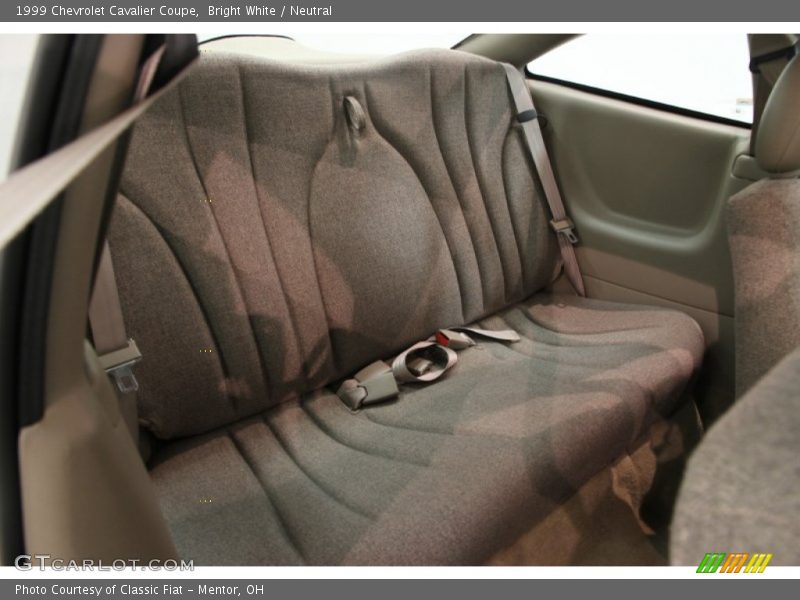 Rear Seat of 1999 Cavalier Coupe