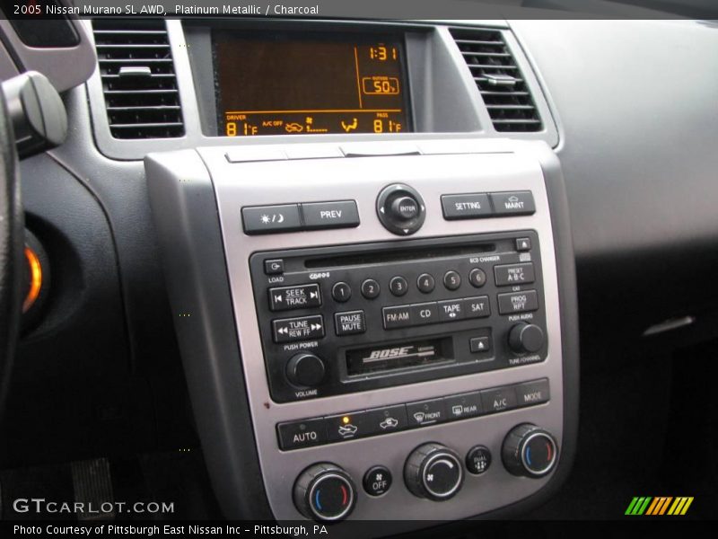 Platinum Metallic / Charcoal 2005 Nissan Murano SL AWD