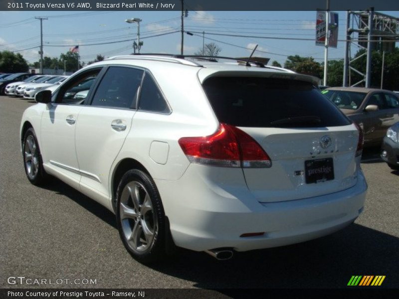 Blizzard Pearl White / Ivory 2011 Toyota Venza V6 AWD