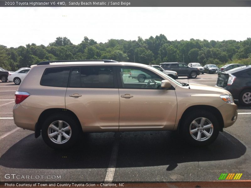 Sandy Beach Metallic / Sand Beige 2010 Toyota Highlander V6 4WD