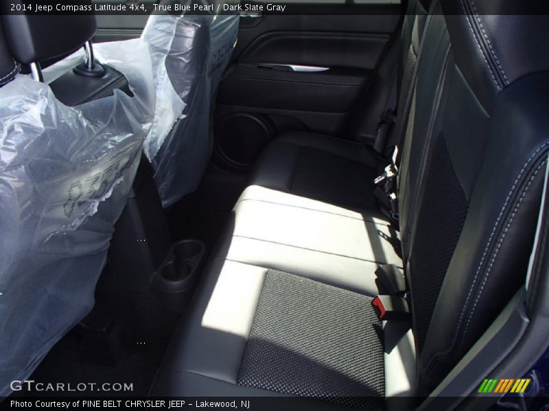 True Blue Pearl / Dark Slate Gray 2014 Jeep Compass Latitude 4x4