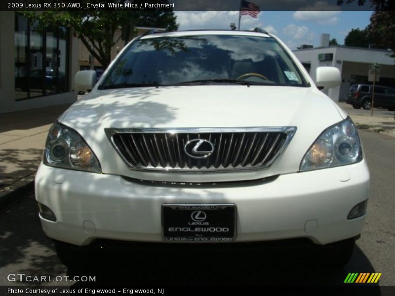 Crystal White Mica / Parchment 2009 Lexus RX 350 AWD