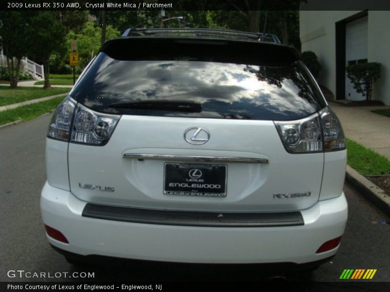 Crystal White Mica / Parchment 2009 Lexus RX 350 AWD