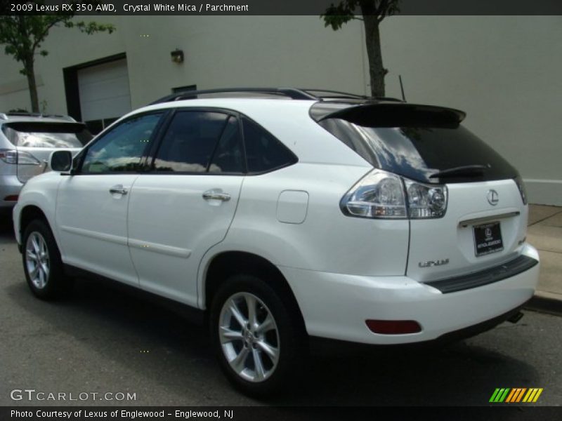 Crystal White Mica / Parchment 2009 Lexus RX 350 AWD