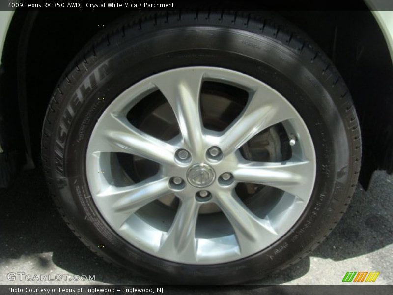 Crystal White Mica / Parchment 2009 Lexus RX 350 AWD
