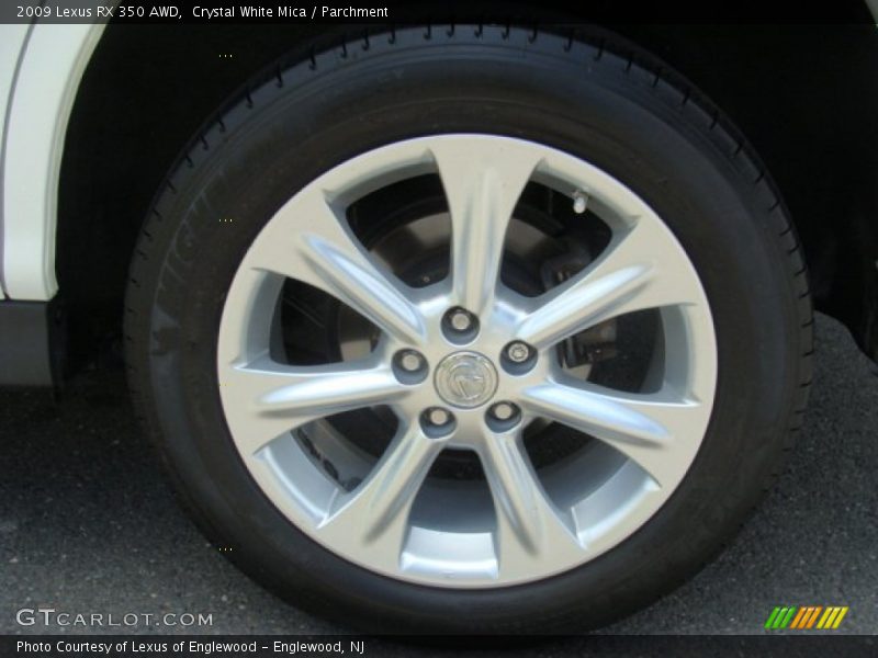 Crystal White Mica / Parchment 2009 Lexus RX 350 AWD