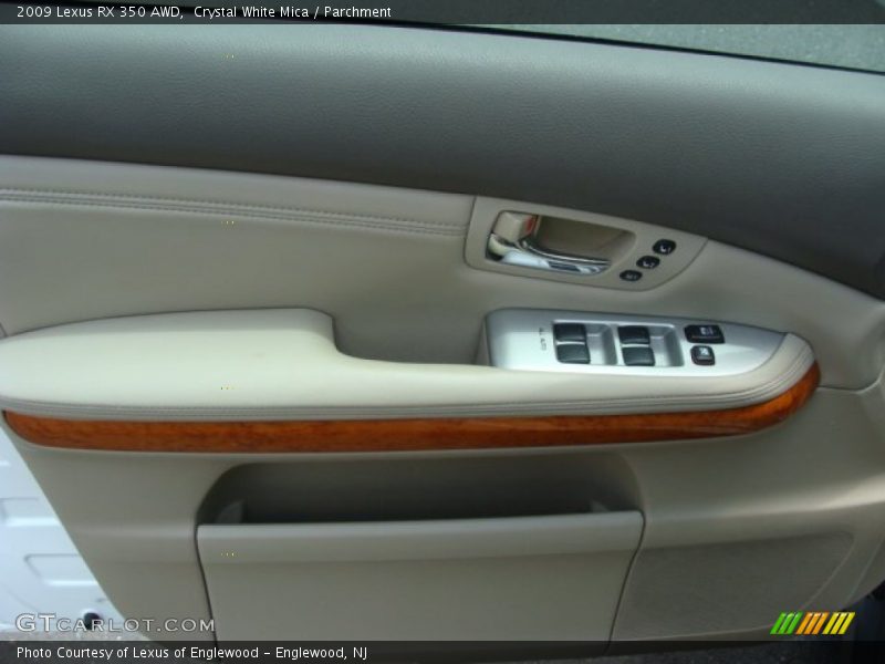 Crystal White Mica / Parchment 2009 Lexus RX 350 AWD