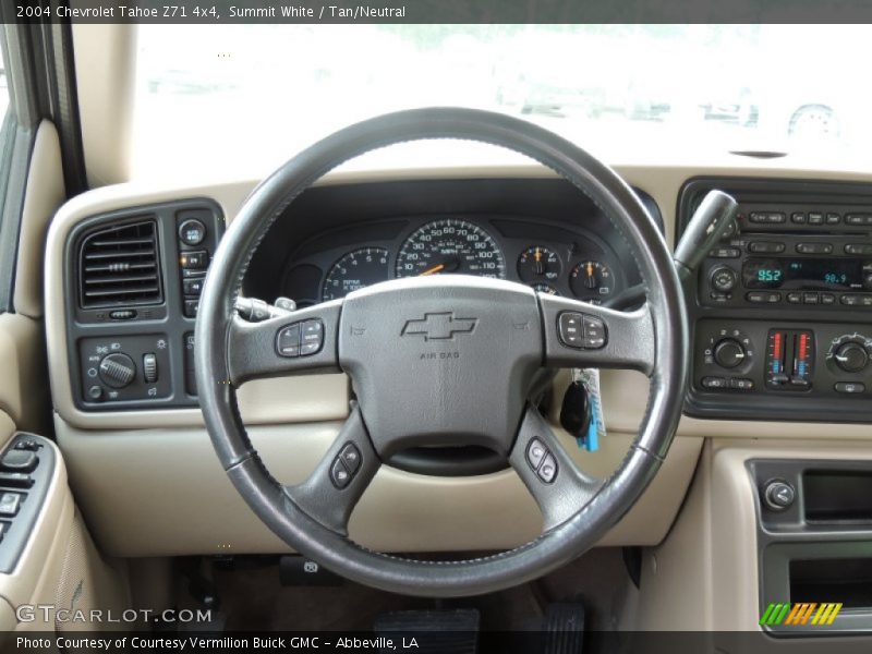 Summit White / Tan/Neutral 2004 Chevrolet Tahoe Z71 4x4