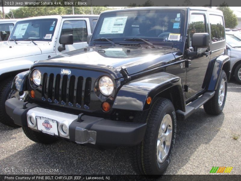 Black / Black 2013 Jeep Wrangler Sahara 4x4