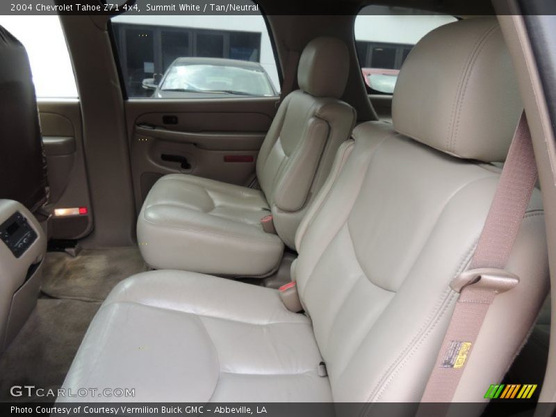 Summit White / Tan/Neutral 2004 Chevrolet Tahoe Z71 4x4