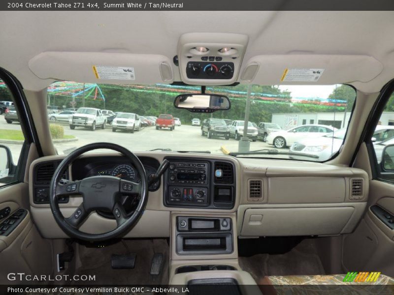 Summit White / Tan/Neutral 2004 Chevrolet Tahoe Z71 4x4