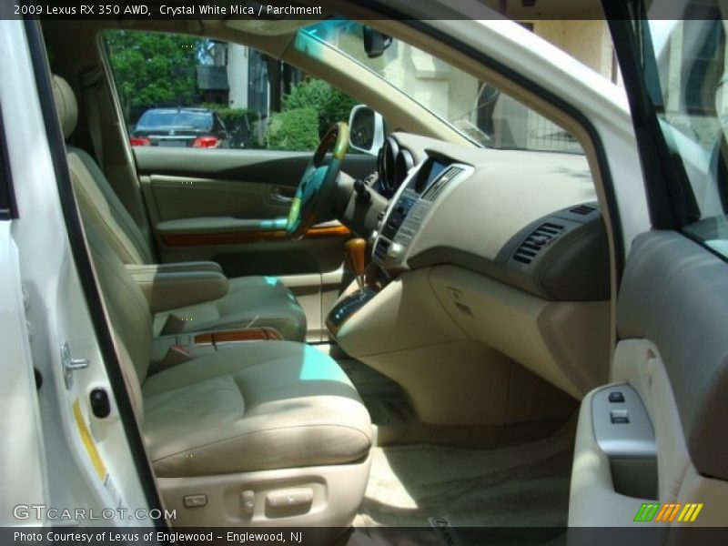 Crystal White Mica / Parchment 2009 Lexus RX 350 AWD