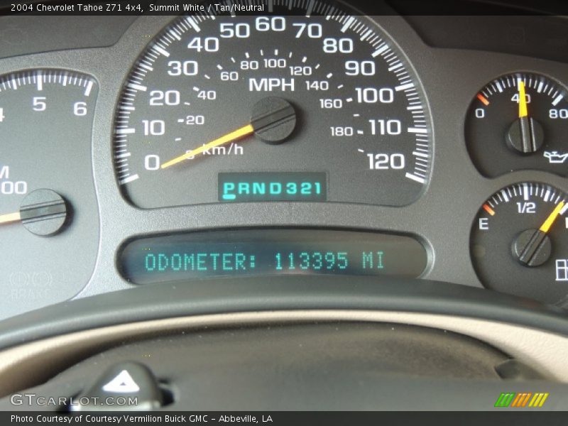Summit White / Tan/Neutral 2004 Chevrolet Tahoe Z71 4x4