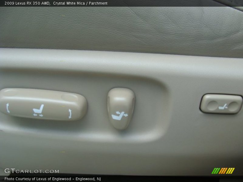 Crystal White Mica / Parchment 2009 Lexus RX 350 AWD