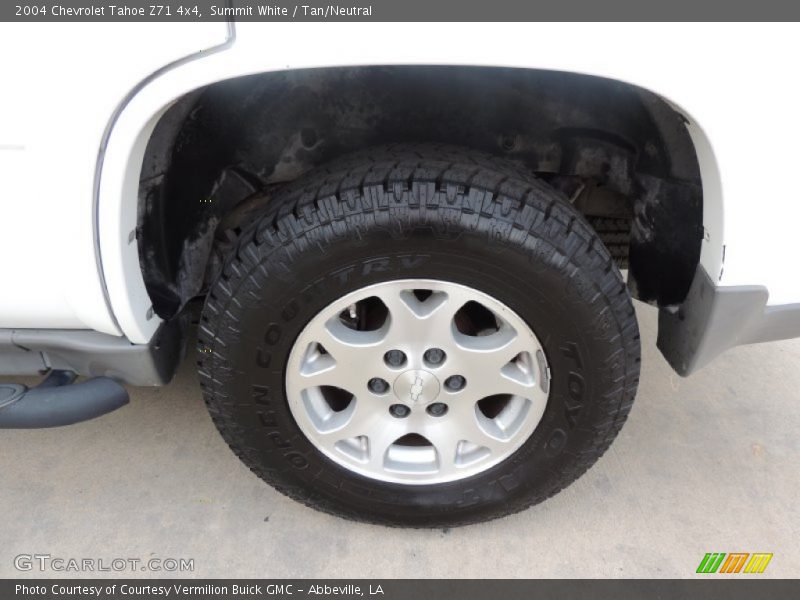 Summit White / Tan/Neutral 2004 Chevrolet Tahoe Z71 4x4