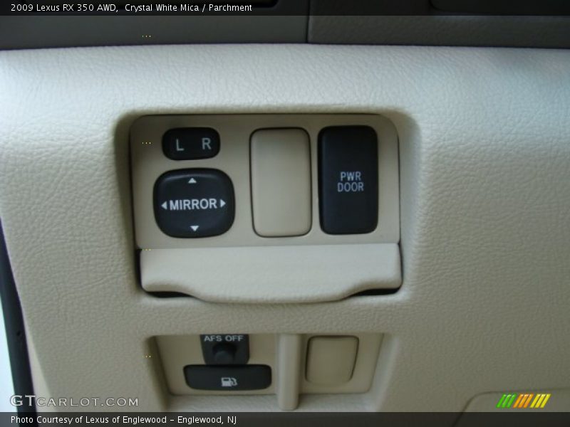 Crystal White Mica / Parchment 2009 Lexus RX 350 AWD