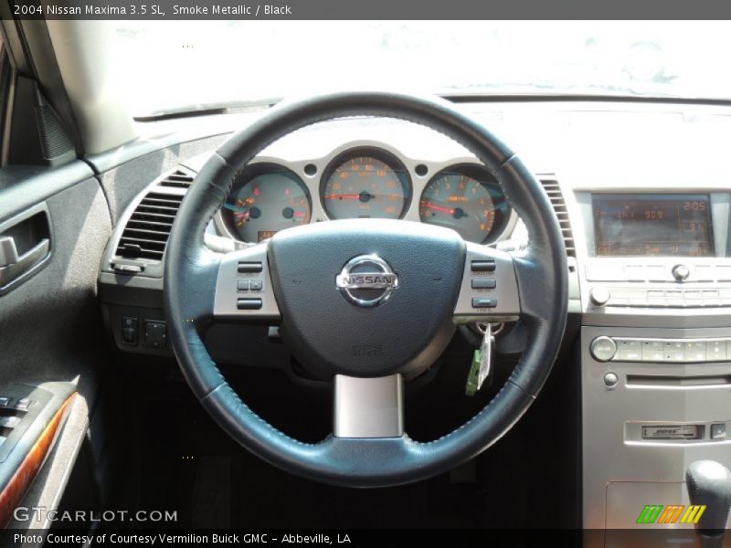 Smoke Metallic / Black 2004 Nissan Maxima 3.5 SL