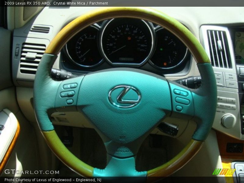 Crystal White Mica / Parchment 2009 Lexus RX 350 AWD