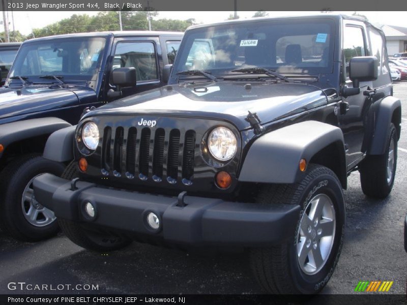 Black / Black 2013 Jeep Wrangler Sport 4x4