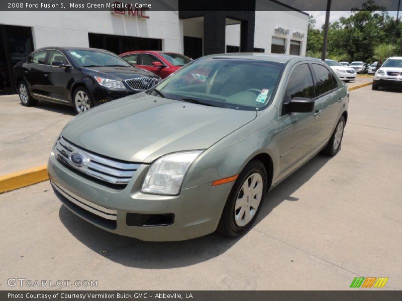 Moss Green Metallic / Camel 2008 Ford Fusion S