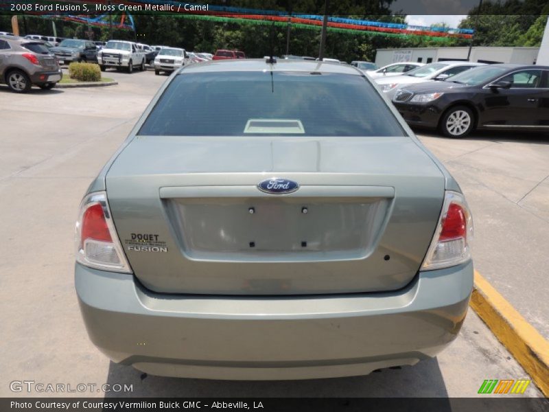 Moss Green Metallic / Camel 2008 Ford Fusion S