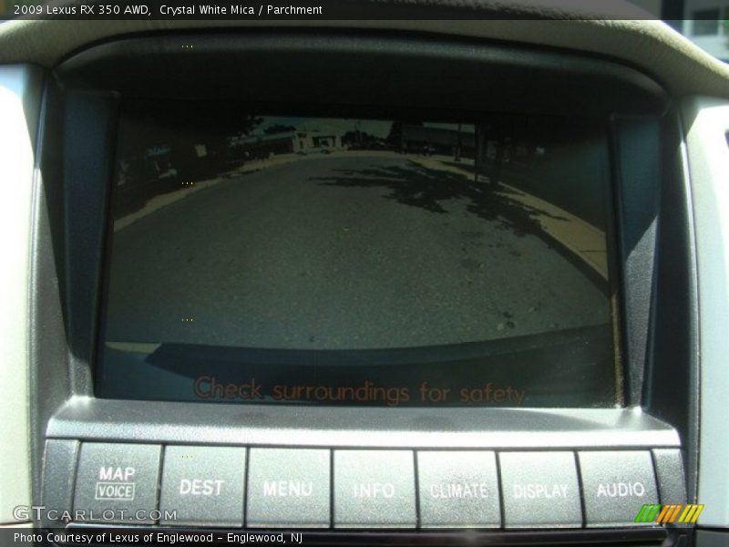 Crystal White Mica / Parchment 2009 Lexus RX 350 AWD