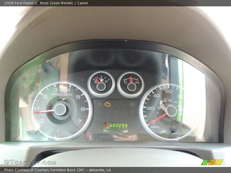 Moss Green Metallic / Camel 2008 Ford Fusion S