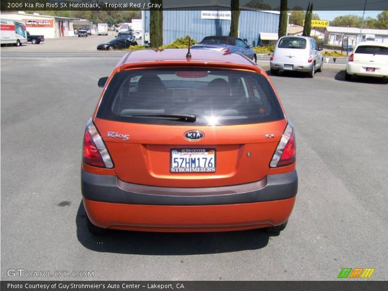 Tropical Red / Gray 2006 Kia Rio Rio5 SX Hatchback