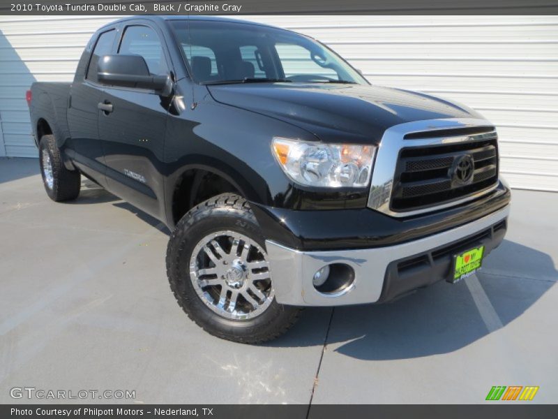 Black / Graphite Gray 2010 Toyota Tundra Double Cab