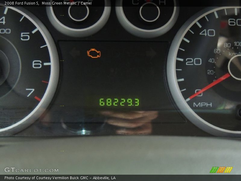 Moss Green Metallic / Camel 2008 Ford Fusion S
