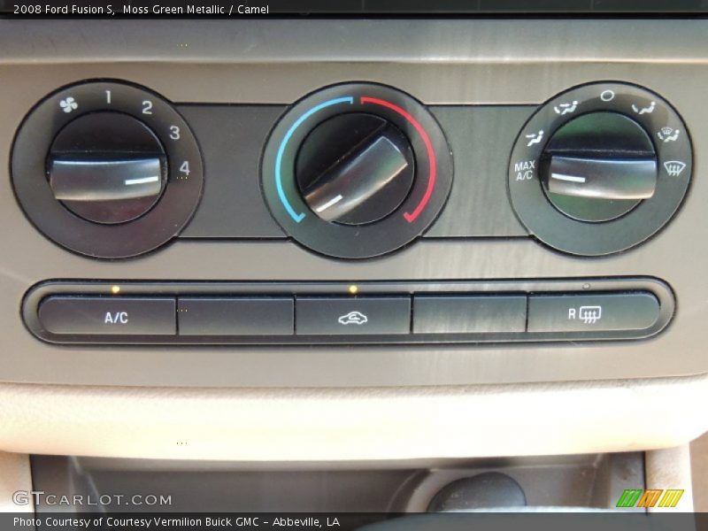 Moss Green Metallic / Camel 2008 Ford Fusion S