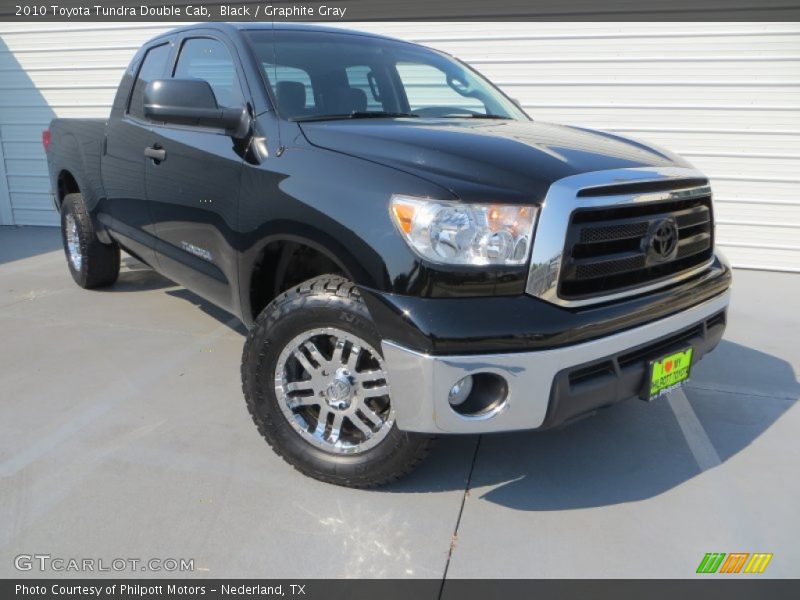 Black / Graphite Gray 2010 Toyota Tundra Double Cab