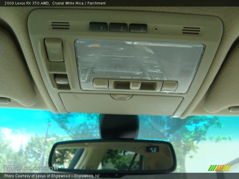 Controls of 2009 RX 350 AWD