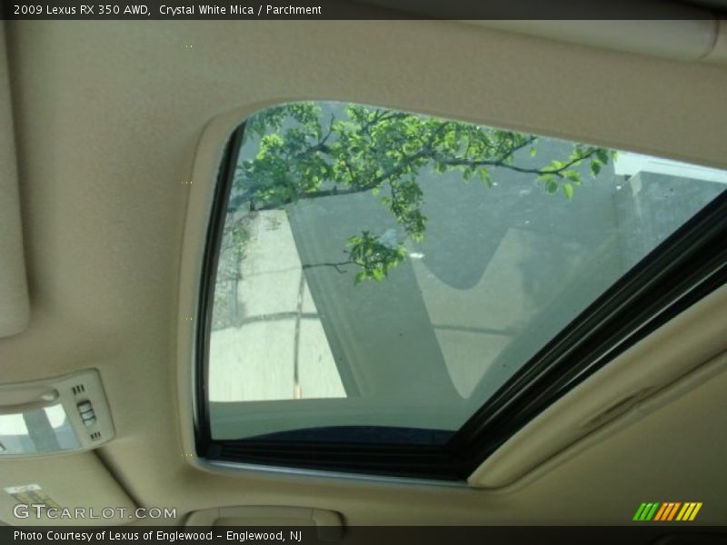 Crystal White Mica / Parchment 2009 Lexus RX 350 AWD