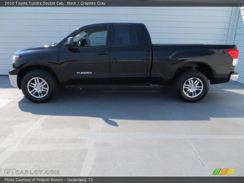 Black / Graphite Gray 2010 Toyota Tundra Double Cab