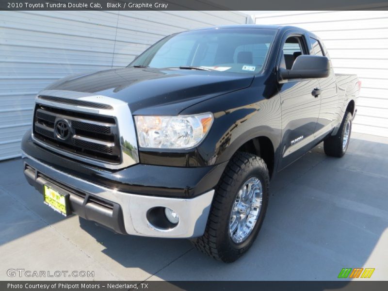 Black / Graphite Gray 2010 Toyota Tundra Double Cab