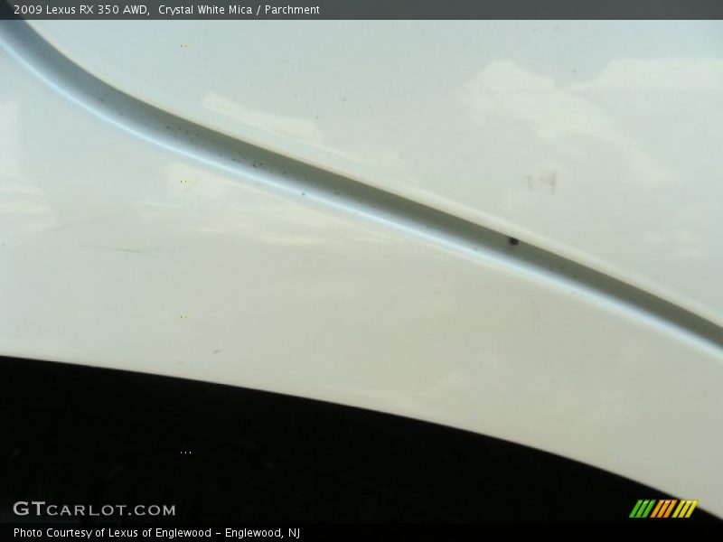 Crystal White Mica / Parchment 2009 Lexus RX 350 AWD