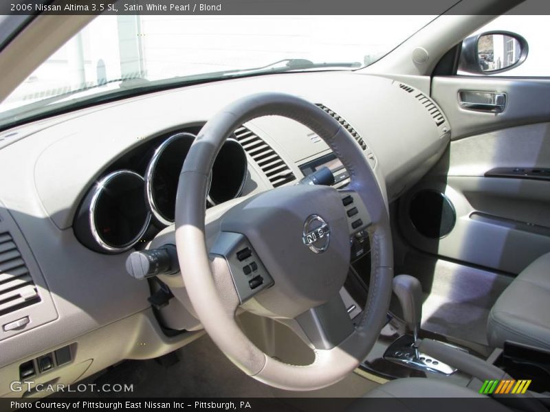Satin White Pearl / Blond 2006 Nissan Altima 3.5 SL